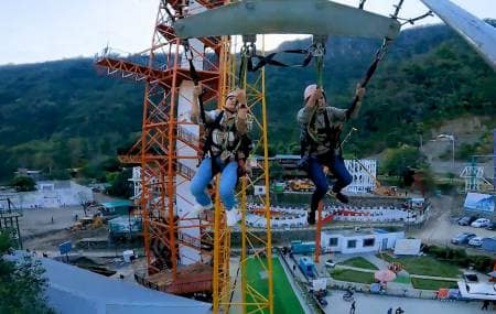 Giant swing in Rishikesh